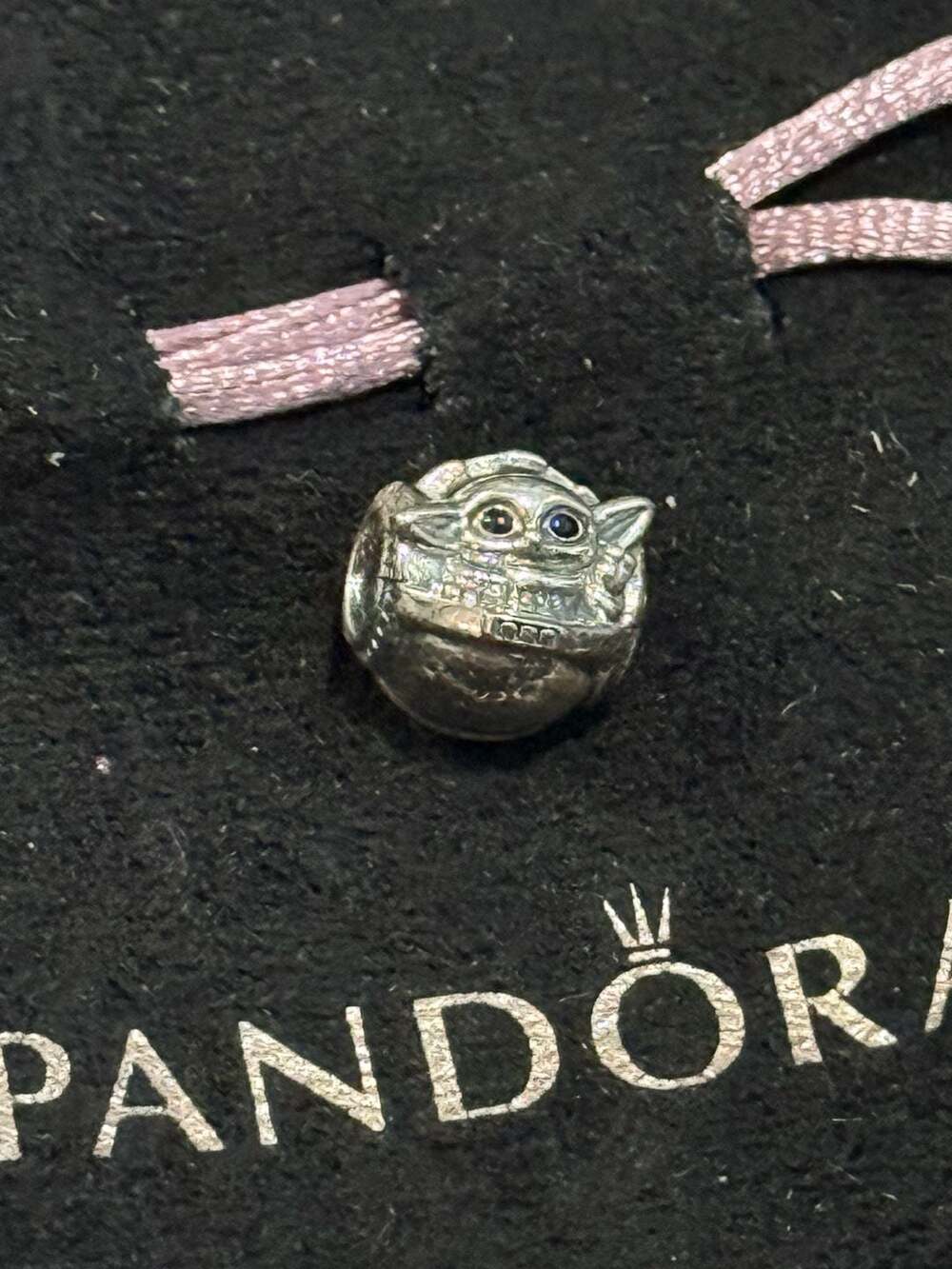 Pandora Star Wars Grogu and Crib Charm